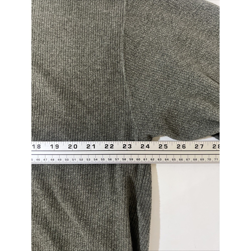 VTG Big Dogs Pullover 1/4 Button Sweatshirt - Mens Size XXL‎ - Green/Gray - Picture 5 of 8